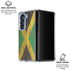 Jamaican Flag Dark Wood Galaxy Z Fold7 Clear Case