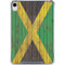 Jamaican Flag Dark Wood iPad 11th Gen (2025) Clear Case