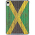 Jamaican Flag Dark Wood iPad 11th Gen (2025) Clear Case