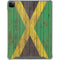 Jamaican Flag Dark Wood iPad Cases