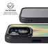 Jamaican Flag Dark Wood iPhone 14 Plus Kickstand Case