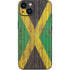Jamaican Flag Dark Wood iPhone Skins