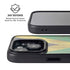 Jamaican Flag Dark Wood iPhone 15 Plus Kickstand Case