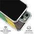 Jamaican Flag Dark Wood iPhone 16 Pro Clear Case