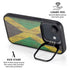 Jamaican Flag Dark Wood iPhone 16e Kickstand Case