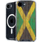 Jamaican Flag Dark Wood iPhone 16e MagSafe Case