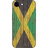 Jamaican Flag Dark Wood iPhone 16e Skin