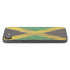 Jamaican Flag Dark Wood iPhone 16e Skin