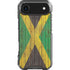 Jamaican Flag Dark Wood iPhone 17 Air Clear Case
