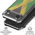Jamaican Flag Dark Wood iPhone 17 Air Clear Case