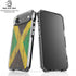 Jamaican Flag Dark Wood iPhone 17 Air Clear Case