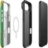 Jamaican Flag Dark Wood iPhone 17 Air Magsafe Impact Case