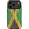 Jamaican Flag Dark Wood iPhone 17 Pro Magsafe Impact Case