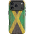 Jamaican Flag Dark Wood iPhone 17 Pro Max Impact Case