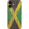 Jamaican Flag Dark Wood iPhone 17 Skin