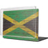 Jamaican Flag Dark Wood MacBook Cases