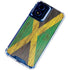Jamaican Flag Dark Wood Moto G Play 4G (2024) Clear Case