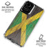 Jamaican Flag Dark Wood Moto G Power 5G (2024) Clear Case