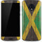 Jamaican Flag Dark Wood Moto G6 Skin