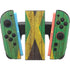 Jamaican Flag Dark Wood Nintendo Switch 2 (2025) Joy-Con Controller Skin