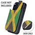 Jamaican Flag Dark Wood Otterbox Defender iPhone Skin