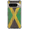 Jamaican Flag Dark Wood Pixel 9/9 Pro Clear Case
