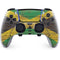 Jamaican Flag Dark Wood PS5 DualSense Edge Pro Controller Skin