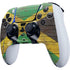Jamaican Flag Dark Wood PS5 DualSense Edge Pro Controller Skin