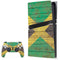 Jamaican Flag Dark Wood PS5 Pro Bundle Skin