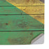 Jamaican Flag Dark Wood PS5 Pro Console Skin