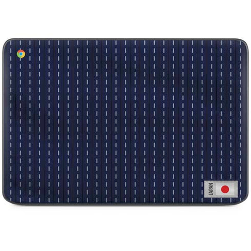 Japan Soccer Flag HP Chromebook Skin