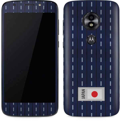Japan Soccer Flag Moto E5 Play Skin