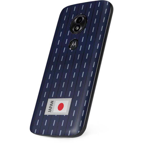 Japan Soccer Flag Moto E5 Play Skin