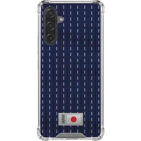 Japan Soccer Flag Galaxy A17 Clear Case