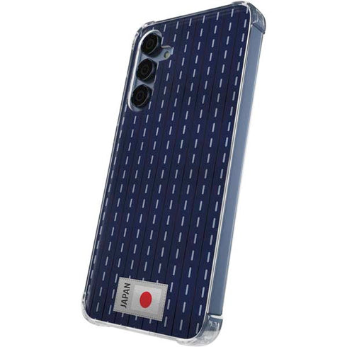 Japan Soccer Flag Galaxy A35 5G Clear Case