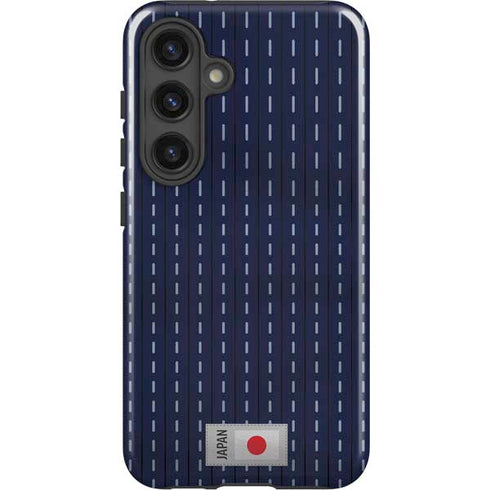 Japan Soccer Flag Galaxy S25 Plus Impact Case
