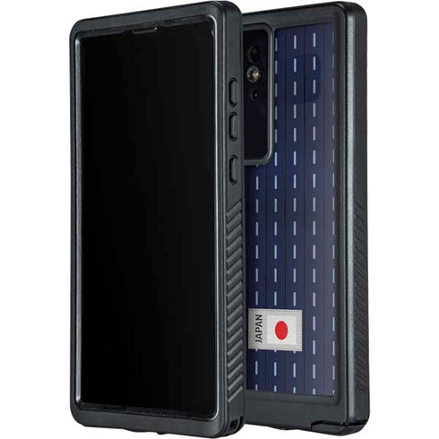 Japan Soccer Flag Galaxy S24 Ultra Waterproof Case