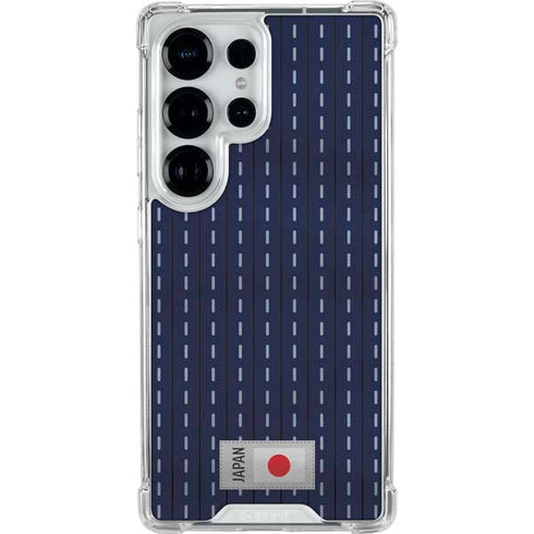 Japan Soccer Flag Galaxy S26 Ultra Clear Case