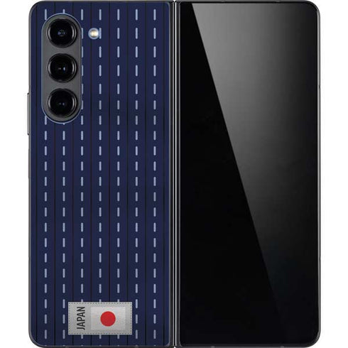Japan Soccer Flag Galaxy Z Fold5 5G Skin
