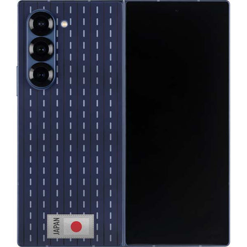 Japan Soccer Flag Galaxy Z Fold6 Skin