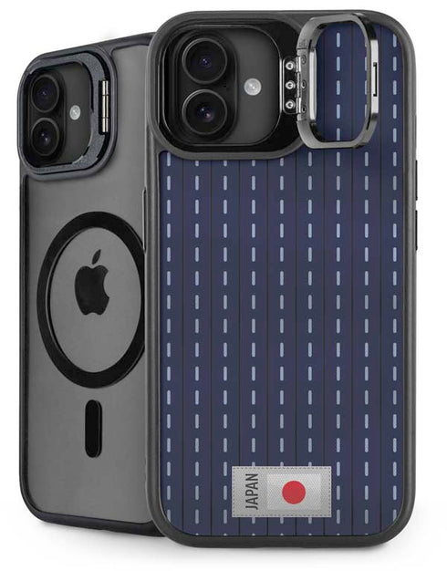 Japan Soccer Flag iPhone 16 Kickstand Case
