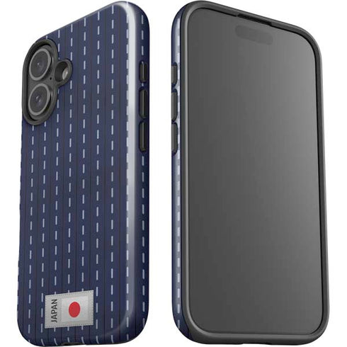 Japan Soccer Flag iPhone 16 Plus Impact Case