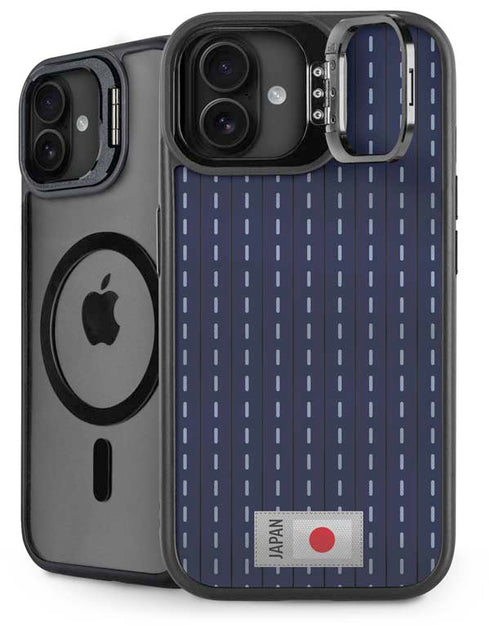 Japan Soccer Flag iPhone 16 Plus Kickstand Case