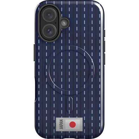 Japan Soccer Flag iPhone 16 Plus Magsafe Impact Case