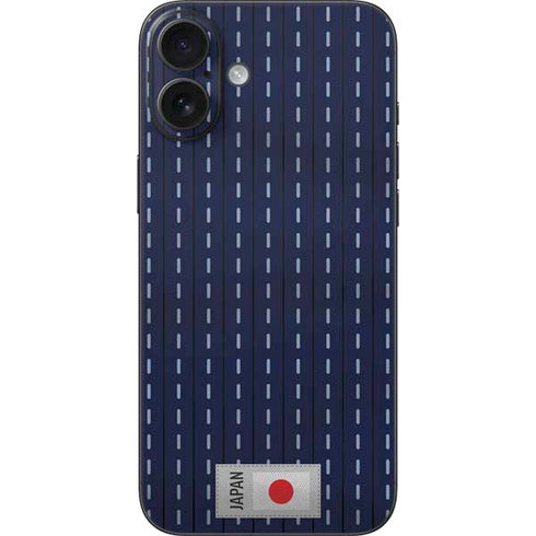 Japan Soccer Flag iPhone 16 Plus Skin