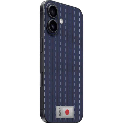 Japan Soccer Flag iPhone 16 Plus Skin