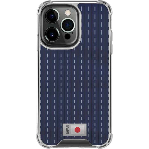 Japan Soccer Flag iPhone 16 Pro Clear Case