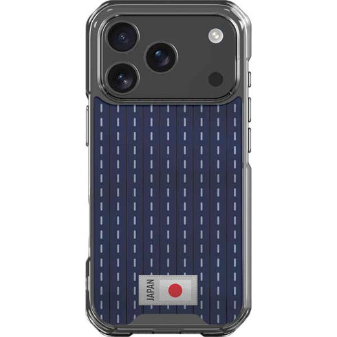 Japan Soccer Flag iPhone 18 Pro Clear Case