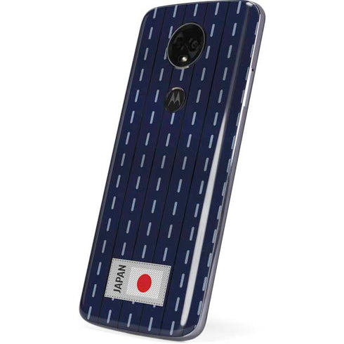 Japan Soccer Flag Moto E5 Plus Skin