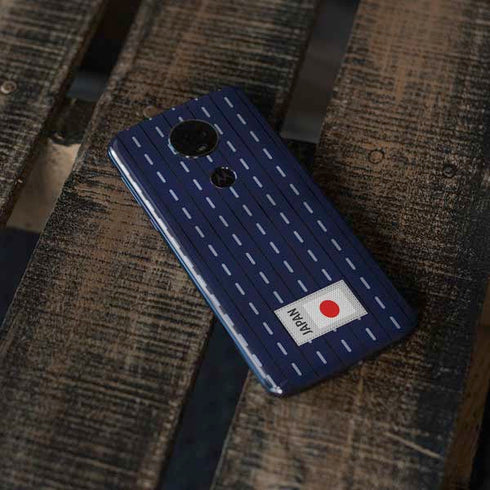 Japan Soccer Flag Moto E5 Plus Skin